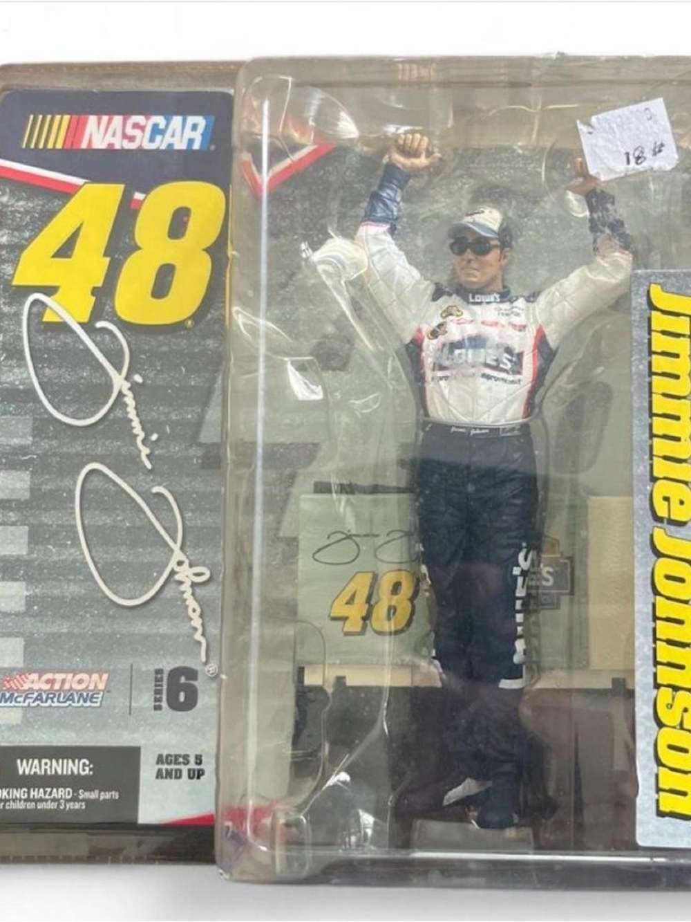 Jimmie Johnson #48 Lowe’s NASCAR McFarlane Series 6 2005 Figure Sealed